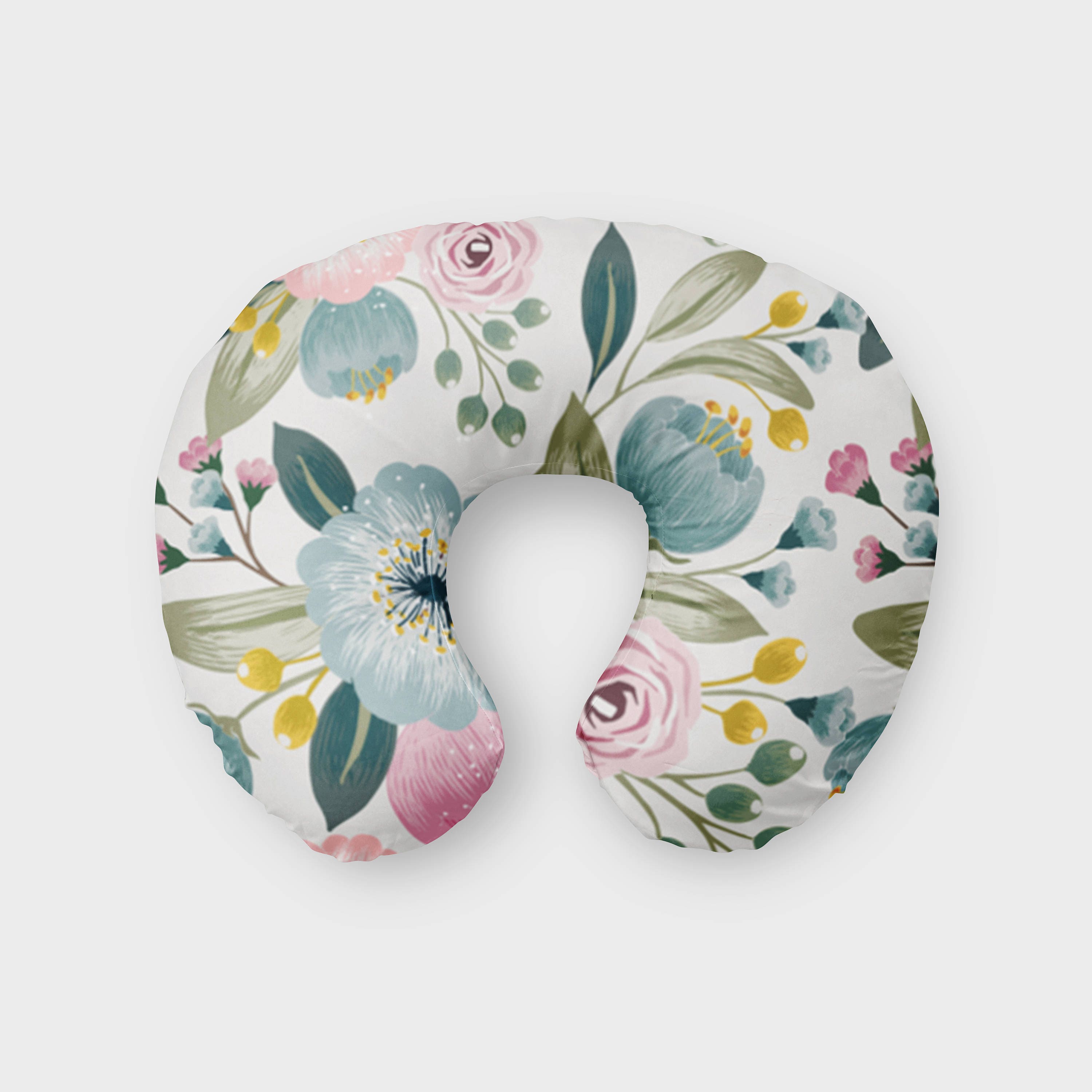 Nursing Pillow Cover Spring Floral Nursing Pillow Floral Etsy