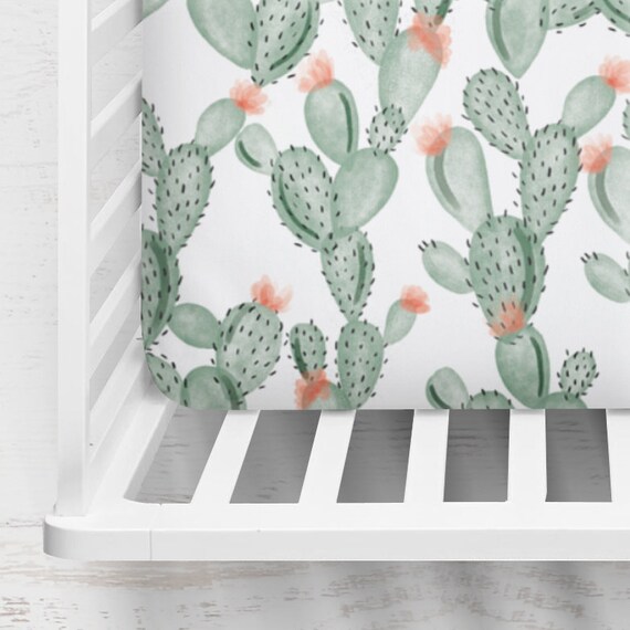 cactus crib sheets