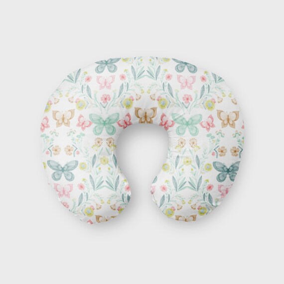 Items similar to Nursing Pillow Cover Butterflies. Nursing Pillow Cover