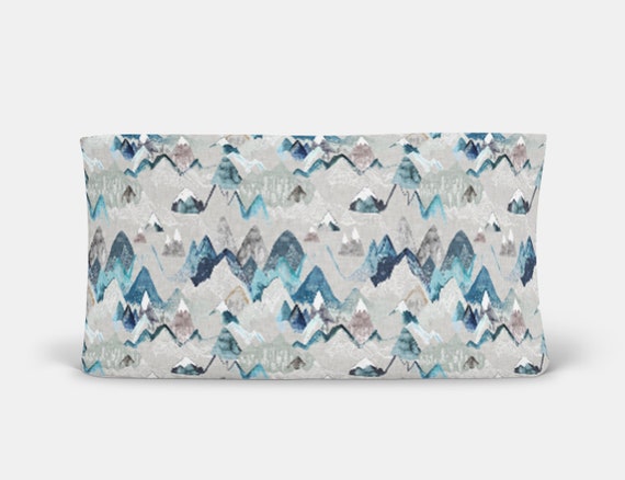 Changing Pad Cover Evergreen Adventure ~ Mountain Changing Pad ~ Change Pad ~ Changing Pad ~ Baby Bedding ~ Adventure Nursery