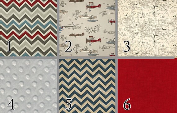 vintage airplane baby bedding