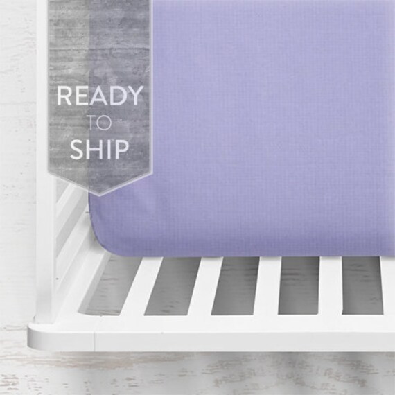 solid purple crib bedding