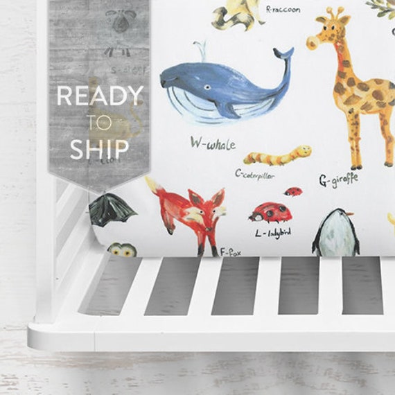alphabet crib sheet