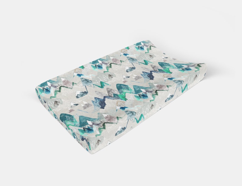Changing Pad Cover Evergreen Adventure ~ Mountain Changing Pad ~ Change Pad ~ Changing Pad ~ Baby Bedding ~ Adventure Nursery