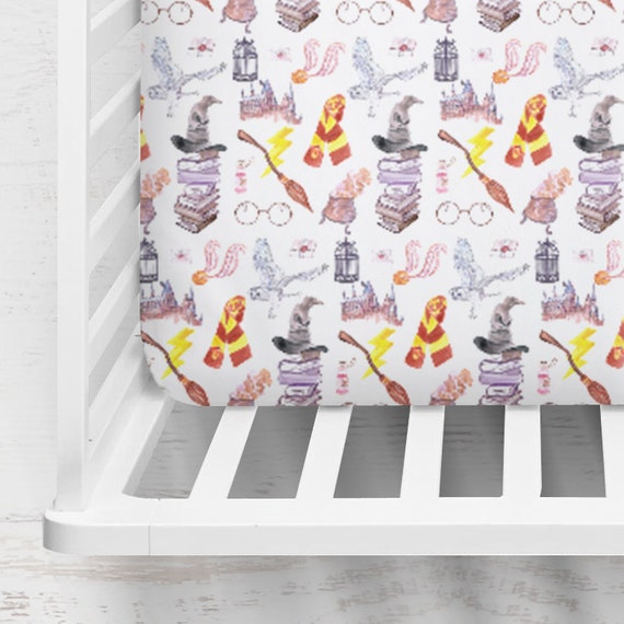 harry potter fitted crib sheet