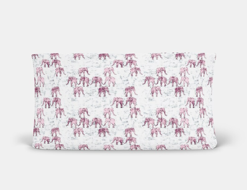 Changing Pad Cover Wine Grunge Elephant ~ Elephant Changing Pad ~ Change Pad ~ Changing Pad ~ Baby Bedding ~ Elephant Nursery ~ Diaper Pad