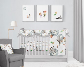 neverland nursery bedding