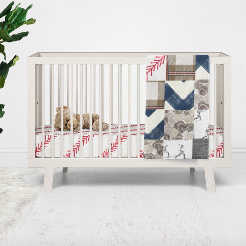 baseball baby bedding