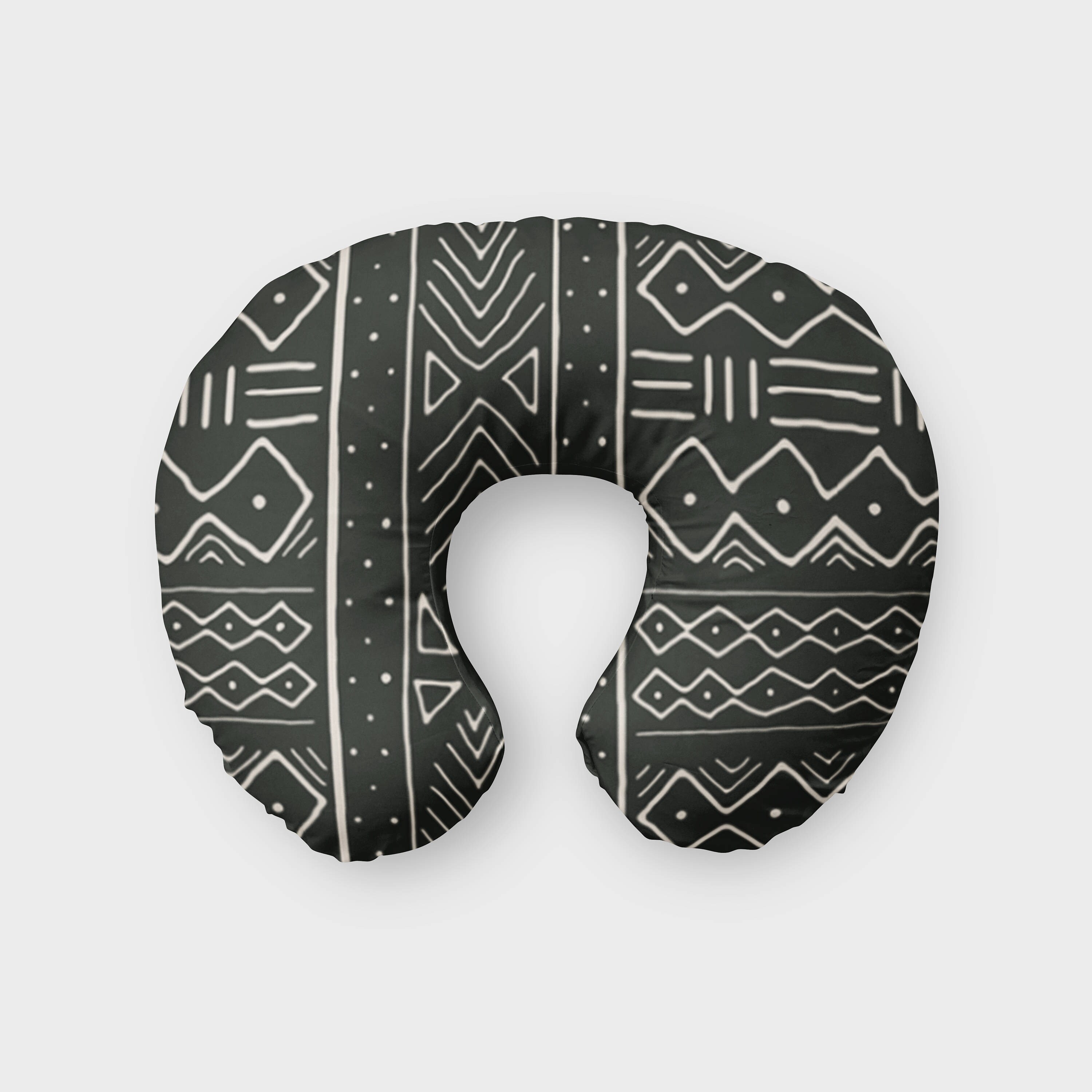 Black Mudcloth Nursing Pillow Cover Nursing Pillow Cotton Etsy