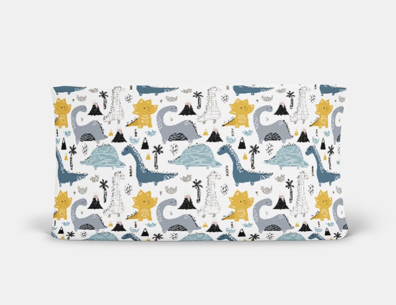 Changing Pad Cover Dinosaur Friends Dinosaur Changing Pad Etsy