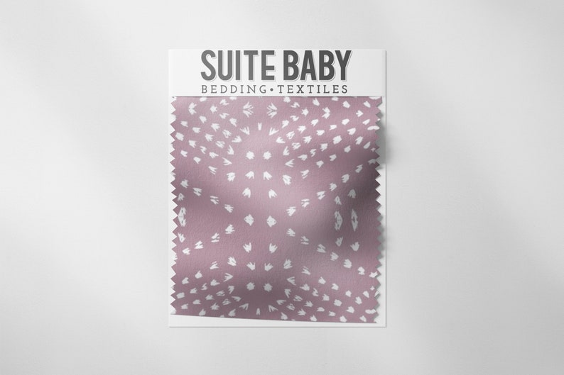 mauve baby bedding