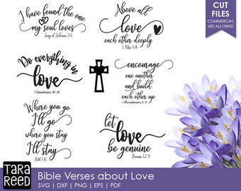 Versetto Della Bibbia Sull Amore Etsy