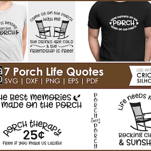 Porch Life - Front Porch SVG and Cut Files for Crafters