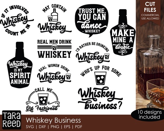 Download Whiskey Business Whiskey Svg And Cut Files For Crafters Etsy