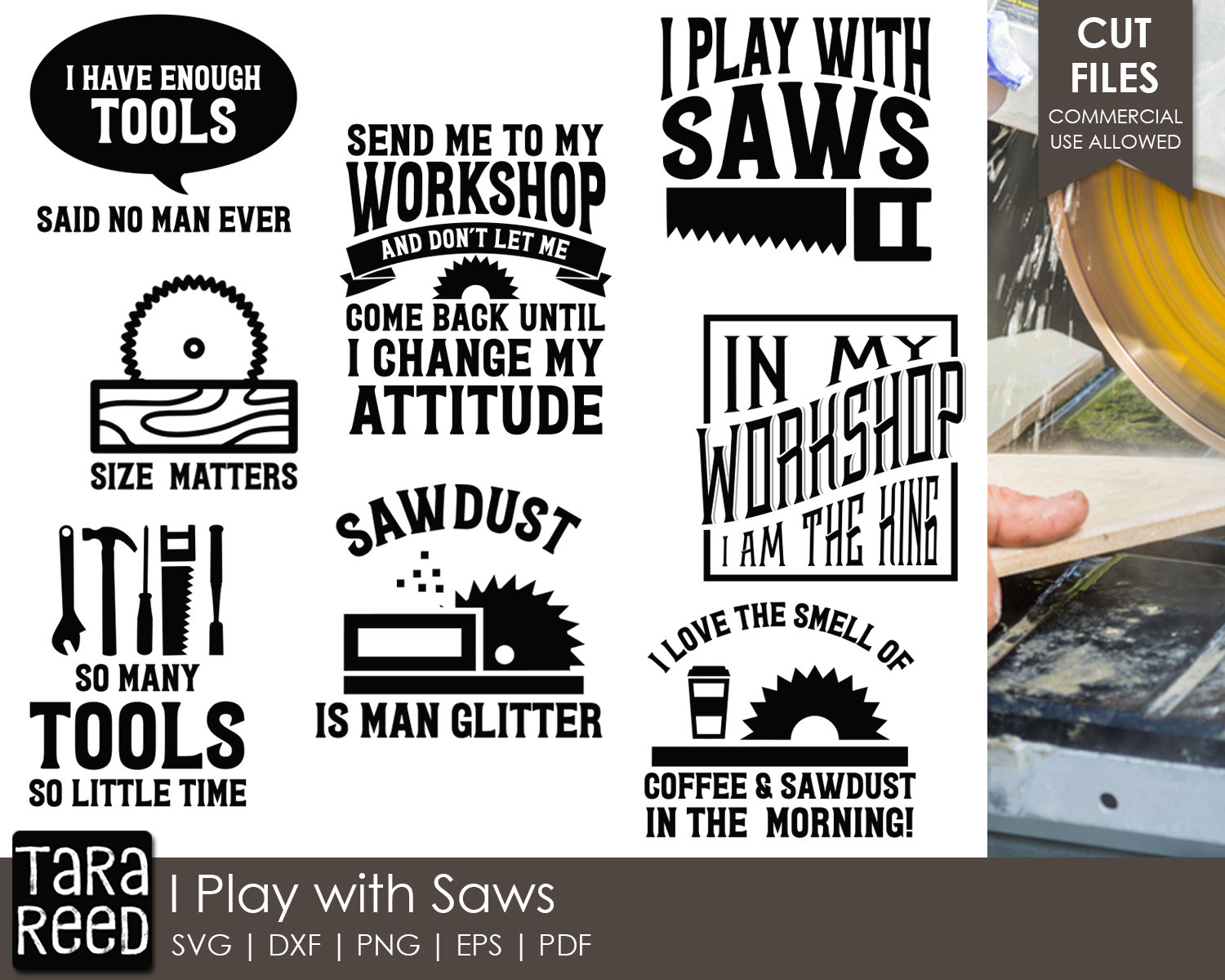 Download I Play with Saws Workshop SVG and Cut Files for Crafters ...