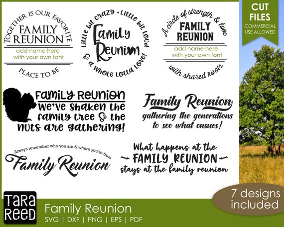 7 Family Reunion Shirt Ideas for Cricut 