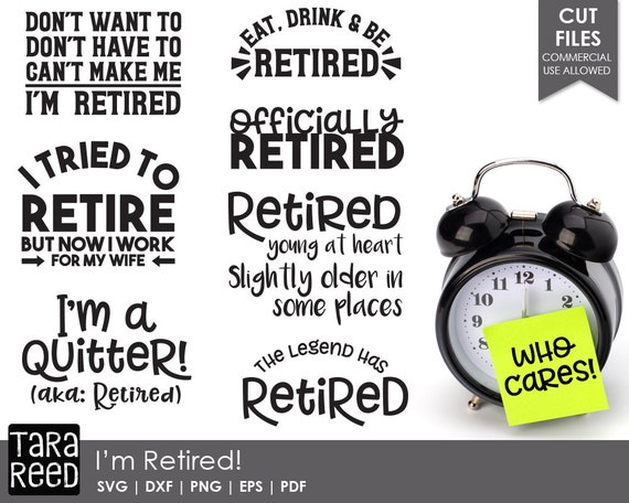 Download I'm Retired svg / Retired svg / Retirement svg / | Etsy