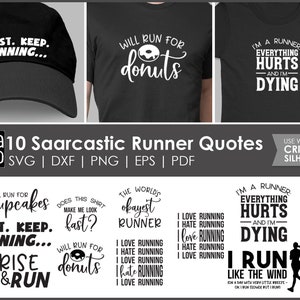 Sarcastic Runner - Running SVG and Cut Files for Crafters