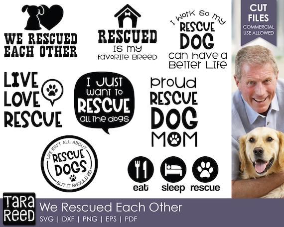 Download We Rescued Each Other Rescue Dog Svg And Cut Files For Etsy Yellowimages Mockups