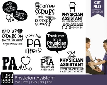 Asistente médico SVG y archivos de corte para artesanos
