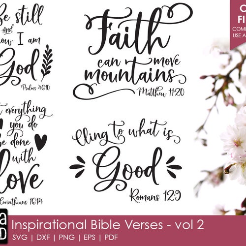 Bible Verses for Healing Bible Verse SVG and Cut Files for - Etsy