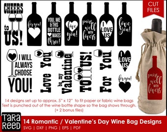 Romantic Wine Bag Quotes | Valentine’s Day Gift