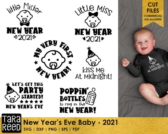 Download New Years Eve Baby Baby Svg And Cut Files For Crafters Etsy PSD Mockup Templates