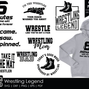 Wrestling Legend - Wrestling SVG and Cut Files for Crafters