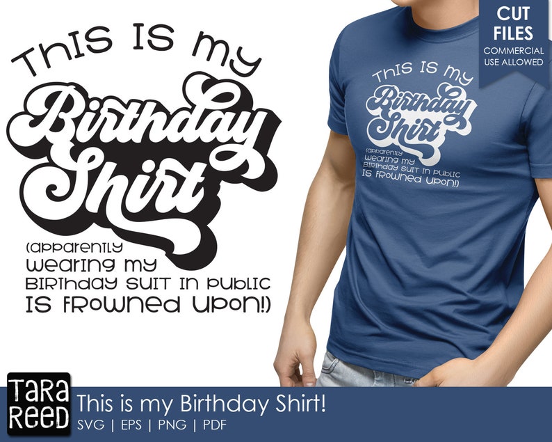 Download Birthday Shirt Birthday SVG and Cut Files for Crafters | Etsy