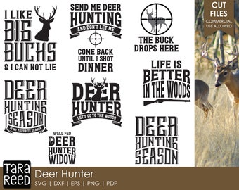 Deer Hunter - Hunting SVG and Cut Files for Crafters