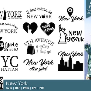 New York City SVG and Cut Files for Crafters
