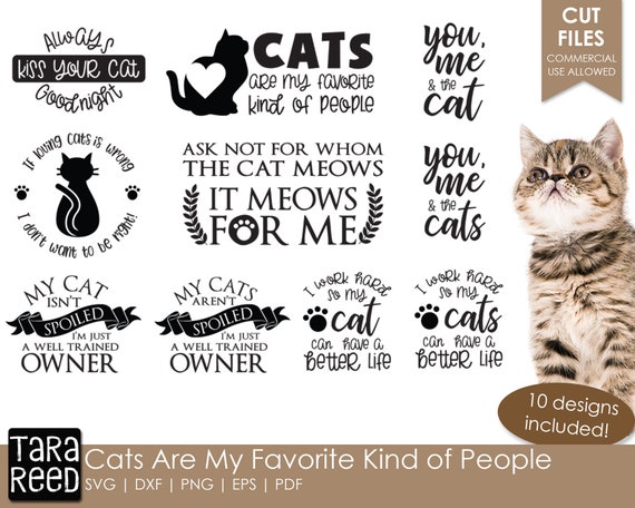 Los gatos son mi tipo favorito de personas Cat SVG y Etsy España Los gatos son mi tipo favorito de personas Cat SVG y Etsy España
