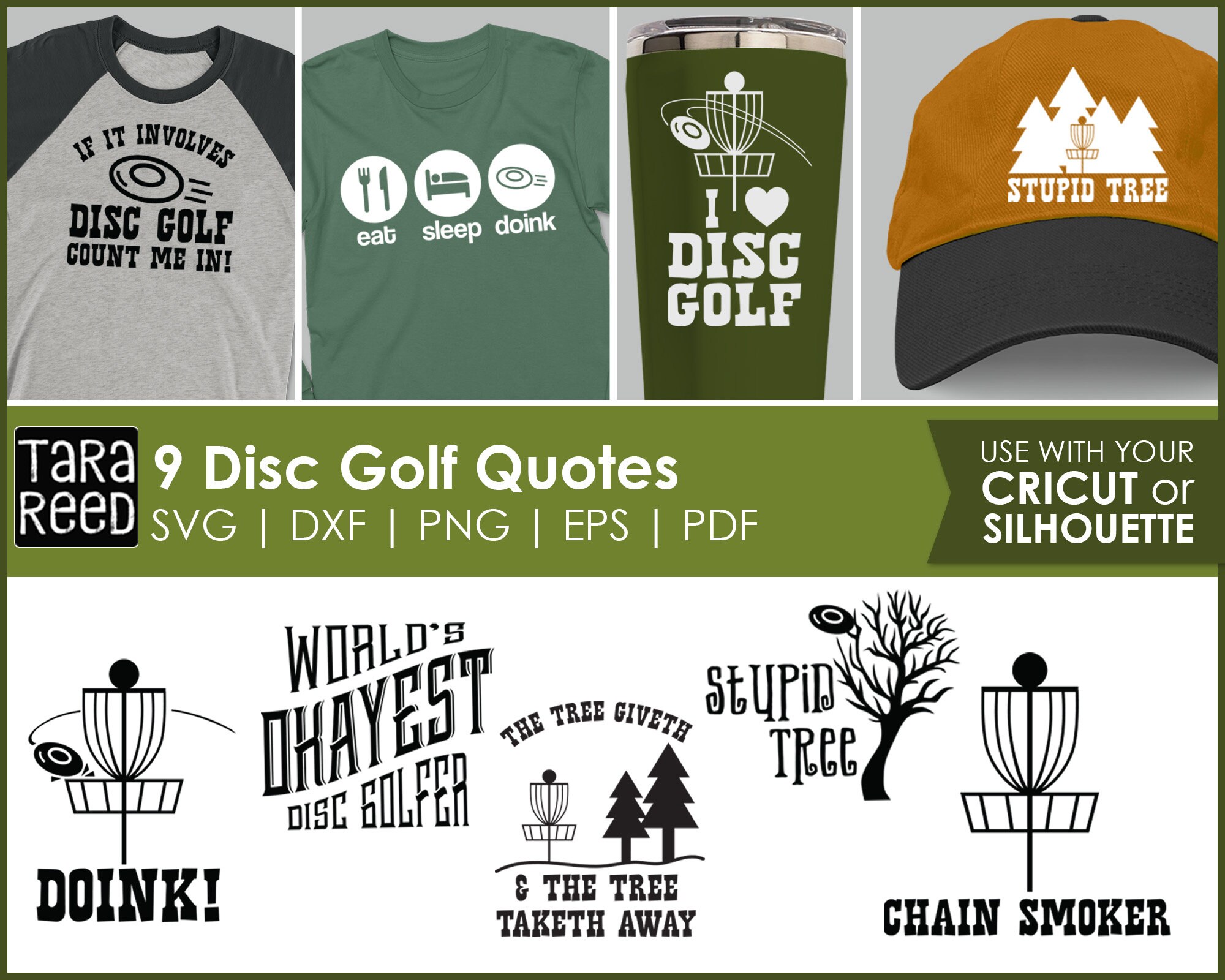 Disc Golf SVG and Cut Files for Crafters Etsy Canada