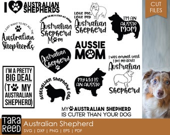 Australian Shepherd SVG and Cut Files for Crafters