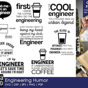 Engineering Humor - Engineer SVG and Cut Files for Crafters