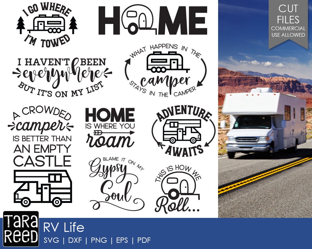 Free Free 296 Motorhome Rv Svg SVG PNG EPS DXF File