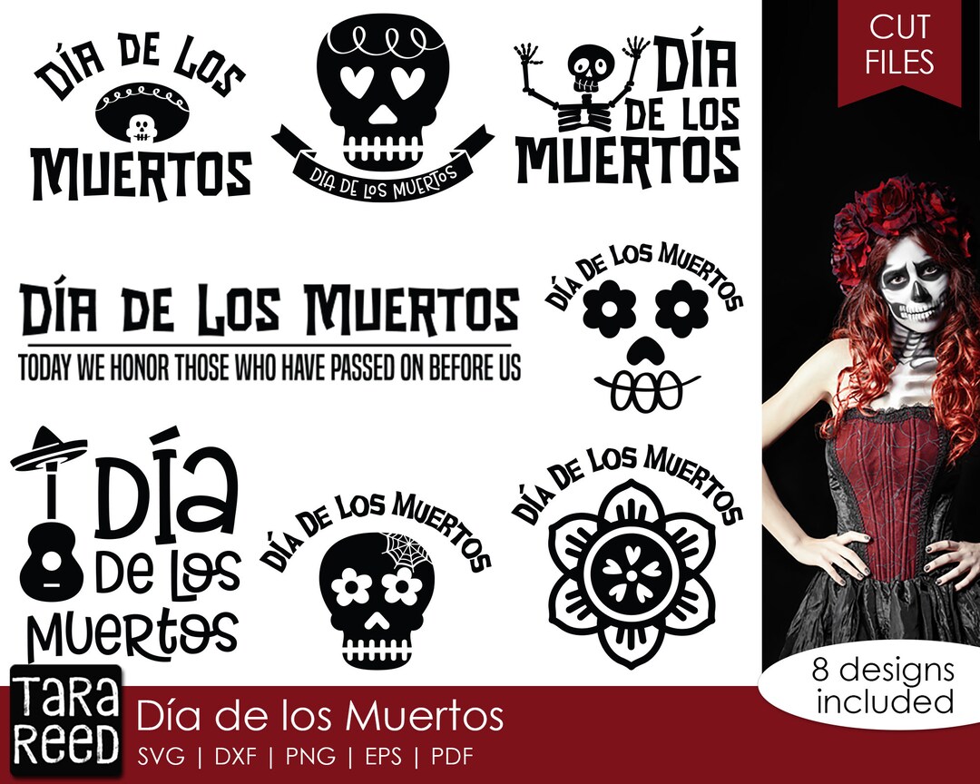 Dia De Los Muertos SVG and Cut Files for Crafters - Etsy