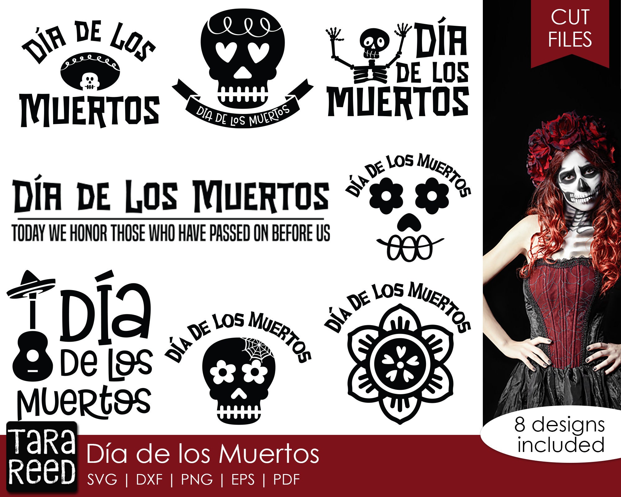 Dia De Los Muertos SVG and Cut Files for Crafters - Etsy Singapore