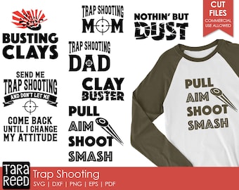 Trap Shooting SVG and Cut Files for Crafters