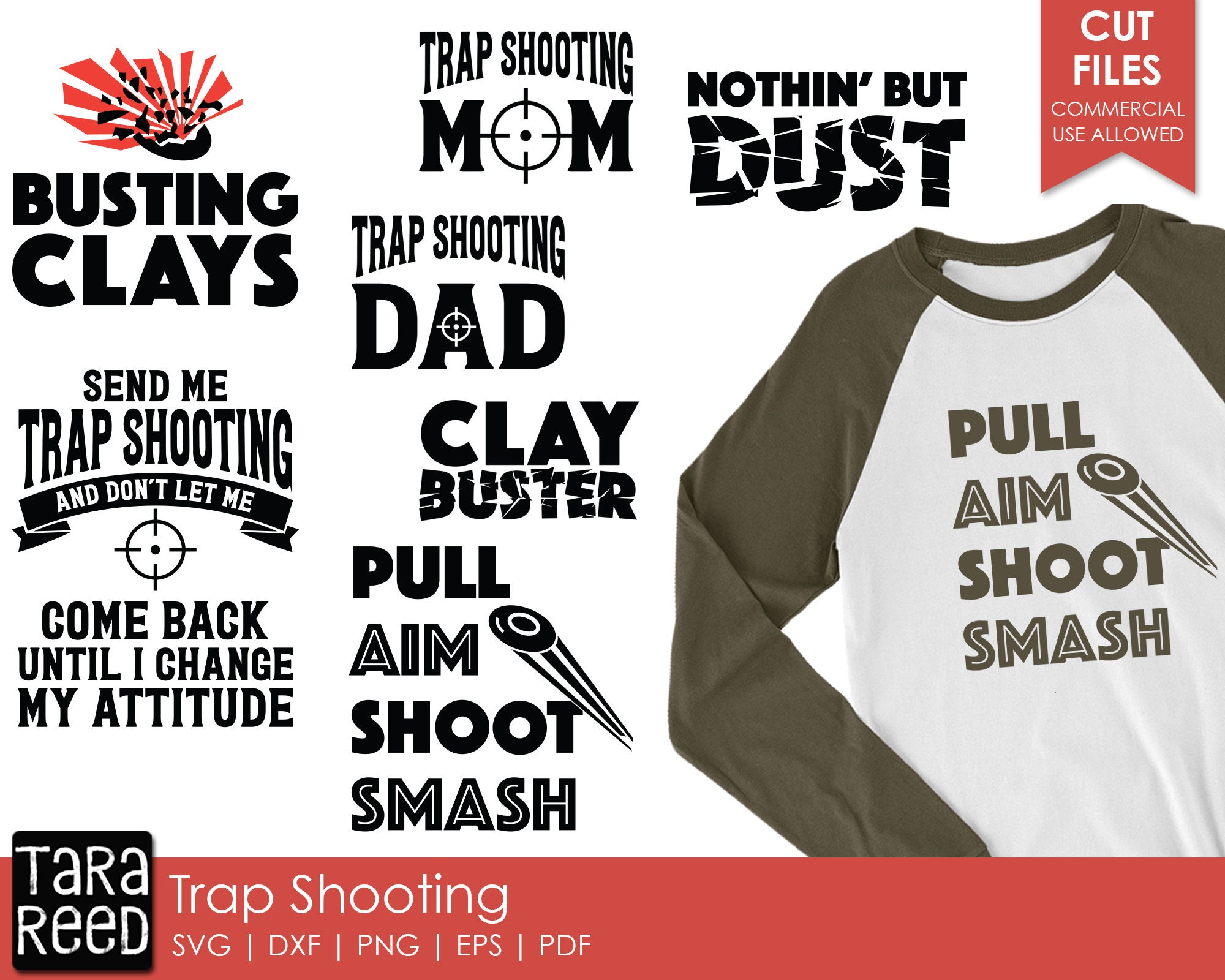 Buy Trap Shooting SVG and Cut Files for Crafters Online in India Etsy