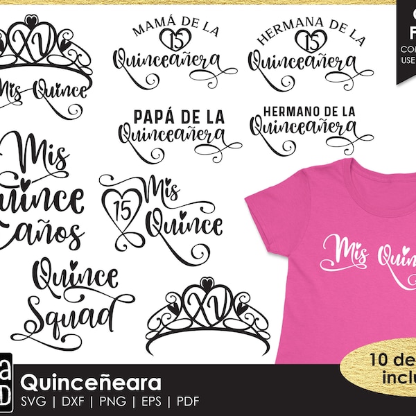 Quinceañera Mama Svg Etsy Canada