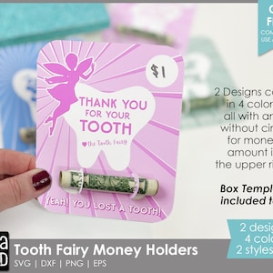 Imprimez et découpez des porte-monnaie fée des dents pour Cricut