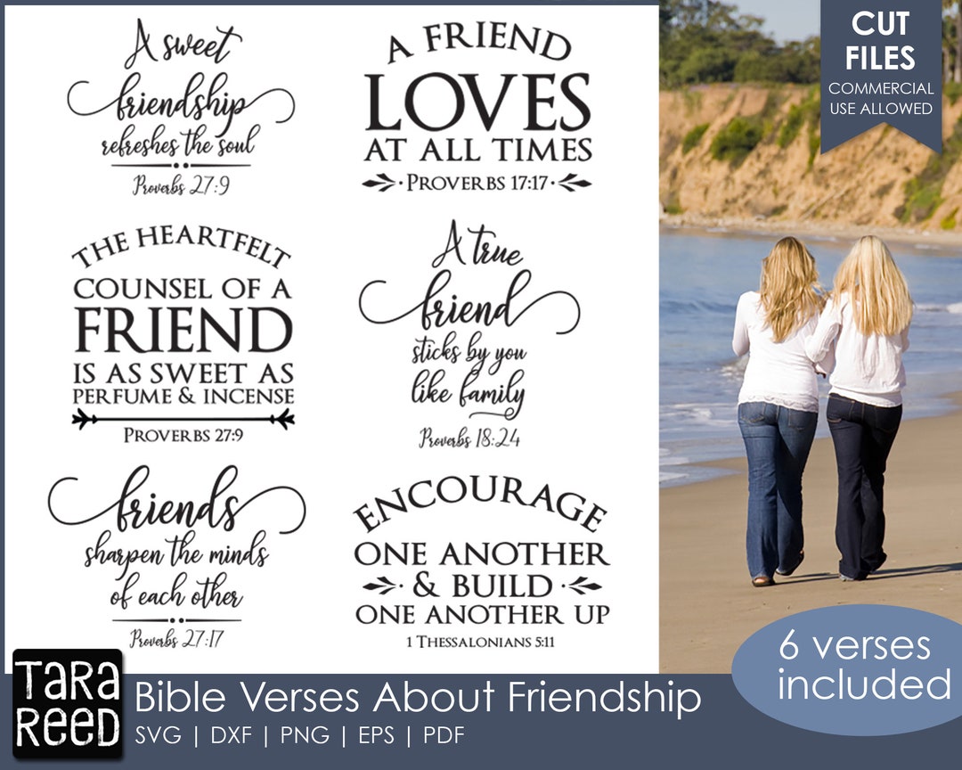 6 Bible Verses About Friendship Bible Verse SVG And Cut Files For 25-important-bible-verses-about-trees-scripture-savvy