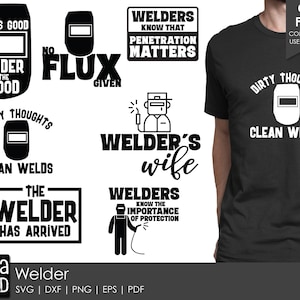 Welder SVG and Cut Files for Crafters