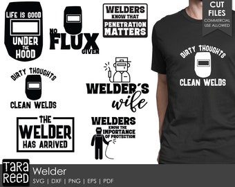 Welder SVG and Cut Files for Crafters
