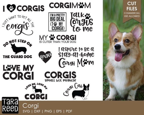 Download Corgi Svg And Cut Files For Crafters Etsy
