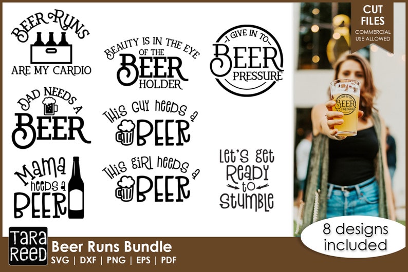 Beer Run - Beer SVG and Cut Files for Crafters - Etsy