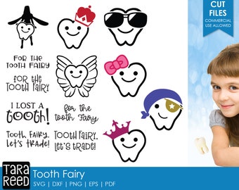 Tooth Fairy SVG and Cut Files for Crafters