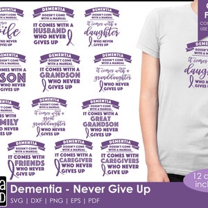 Dementia Awareness - SVG and Cut Files for Crafters