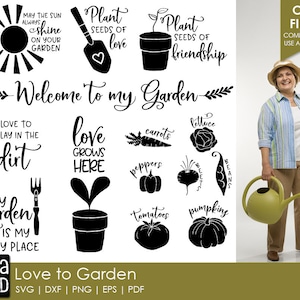 Love to Garden - Garden SVG and Cut Files for Crafters